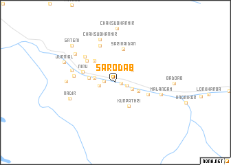 map of Sarodāb