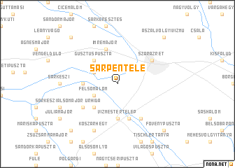 map of Sárpentele