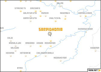 map of Sarpidhonía