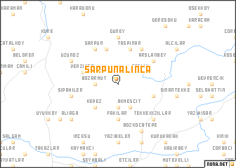 map of Sarpunalınca