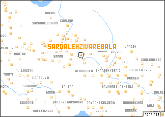 map of Sar Qal‘eh Zīvār-e Bālā