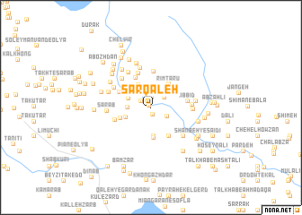map of Sar Qal‘eh