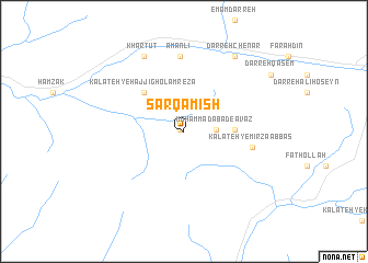 map of Sar Qamīsh