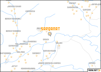 map of Sarqanāt