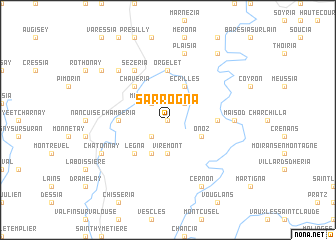 map of Sarrogna