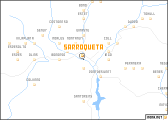 map of Sarroqueta