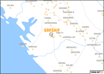 map of Sar Shīf