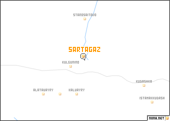 map of Sartagaz