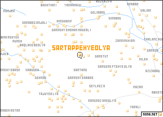 map of Sar Tappeh-ye ‘Olyā