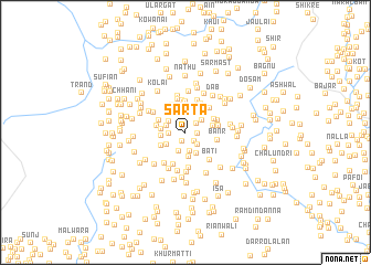 map of Sarta