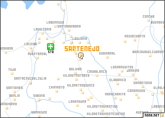 map of Sartenejo