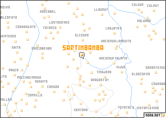 map of Sartimbamba