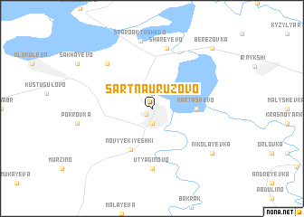 map of Sart-Nauruzovo