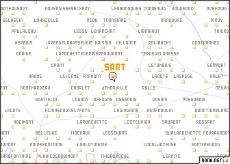 map of Sart