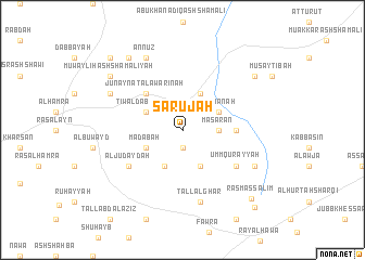 map of Sarūjah