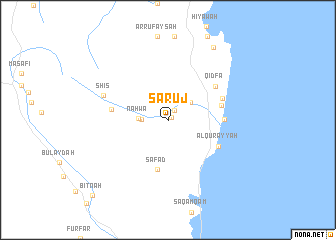 map of Sarūj