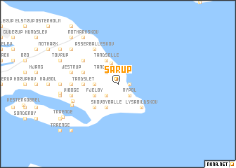 map of Sarup