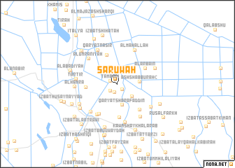 map of Saʼruwah