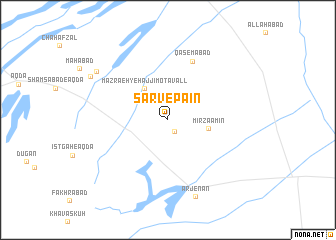 map of Sarv-e Pā\