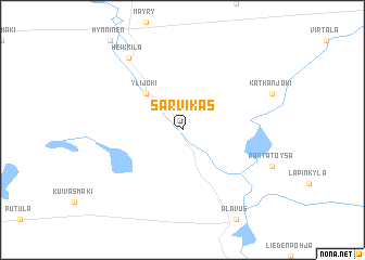 map of Sarvikas