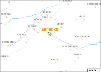 map of Sarwakai