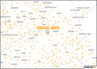 map of Sarwāli Bani