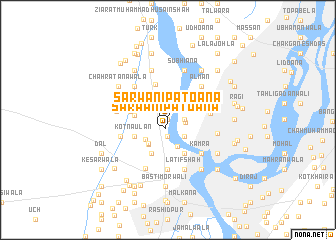 map of Sarwāni Patoāna