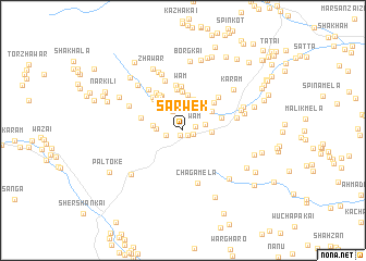 map of Sarwek