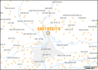 map of Sary-Assiya