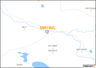 map of Saryaul