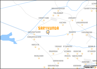 map of Sary-Kunda