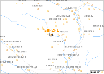 map of Sarzal