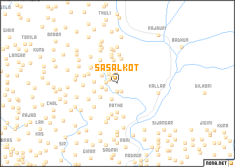 map of Sasalkot