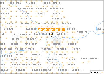 map of Sasangāchha