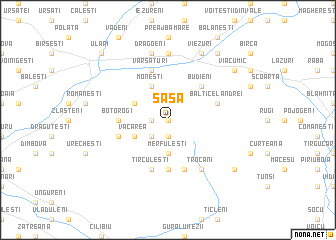 map of Saşa