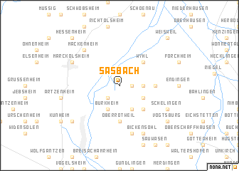 map of Sasbach