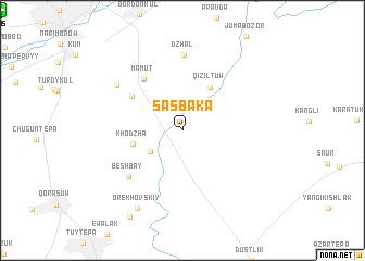 map of Sasbaka