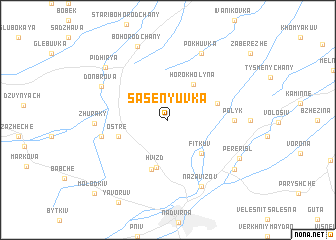 map of Sasenyuvka
