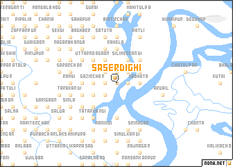map of Saserdighi