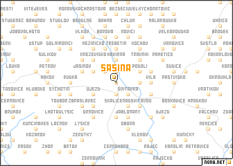 map of Sasina