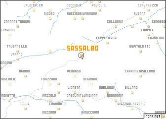 map of Sassalbo