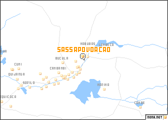 map of Sassa Povoação