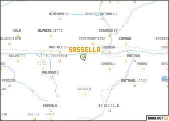 map of Sassella