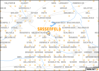 map of Sassenfeld