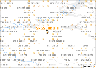 map of Sassenroth