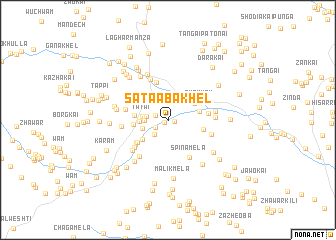 map of Sata Aba Khel