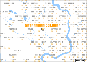 map of Satarabāri-Golābāri