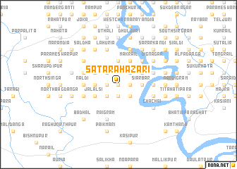map of Satara Hāzāri