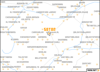 map of Saţar