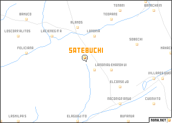 map of Satebuchi